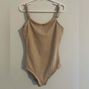 Capezio Girls' Team Basic Camisole Leotard with Adjustable Straps. Size L.